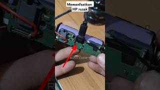 idea to make a battery charger from a broken cellphone short tutorial idea [upl. by Harneen955]