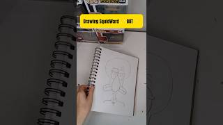 Drawing Squidward with ohuhu markers shortsfeed art [upl. by Ettegroeg]