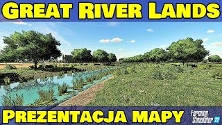 Great River Lands  Prezentacja Map do Farming Simulator 22 [upl. by Leitao949]