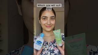 Cetaphil vs Simple  Facewash review  for winter dry sensitive acne prone skin skincareroutine [upl. by Allerbag]