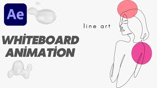 Whiteboard Animation in After Effects  Line art Animation [upl. by Bough]