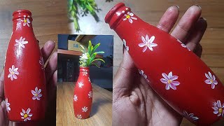 Bottle Art  Glass Bottle Art Craft Ideas Beautiful craft ideas 😍 [upl. by Aelc]