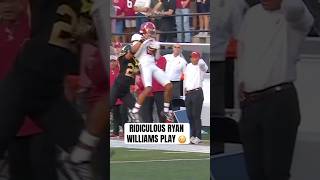 How did Ryan Williams stay in bounds on this 🤯 [upl. by Ateekan]