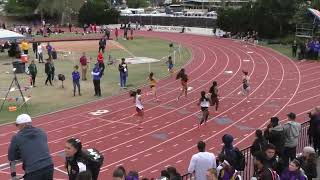 Destinee Reid 100 Meters Bryan Clay Invitational 4132024 [upl. by Ardnuaek]