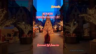 NEW YORK CHRISTMAS BUCKET LISTnycgo shorts christmas plazahotel centralpark rockefellercenter [upl. by Ralli]