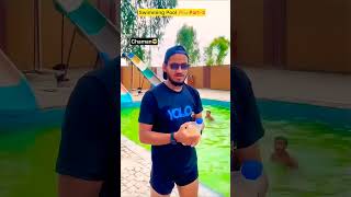 Chota bhai in swimming pool 🔥😂indian family shorts indian relatable swimming [upl. by Sillig]