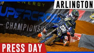 2023 Arlington Supercross  Press Day Ft Haiden Deegan Ken Roczen Eli Tomac and More [upl. by Hogue491]