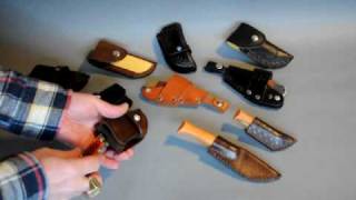 Northern Leather Handmade Knife Sheaths [upl. by Nicolina804]