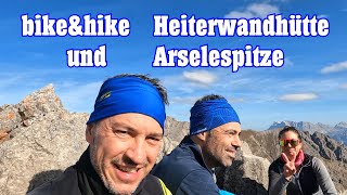 bikeamphike Heiterwandhütte und Arserlespitze in den Lechtalern [upl. by Lenoel810]