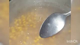 Using canned corn to make hominy corn porridge [upl. by Danaher]