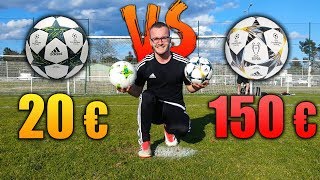 BALLON A 20 € VS BALLON A 150 €  DUEL FOOT [upl. by Amlev]