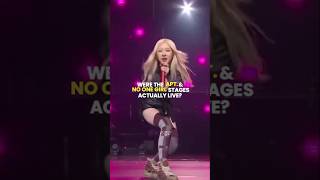 Were the APT amp Number one girl stages actually live kpop blackpink rosé [upl. by Emaj]