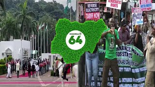 From Celebration to Protest Nigeria’s 64th Independence Day Drama [upl. by Krigsman]