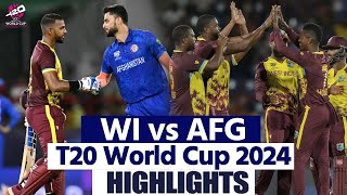 WI vs AFG T20 World Cup 2024 Highlights West Indies vs Afghanistan T20 World Cup Full Highlights [upl. by Oluas]