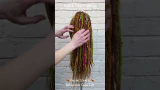 🍂 Falling Leaves Dreadlock Claw Clip 🍂 [upl. by Jaymie17]