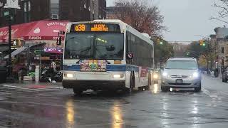 MTA Bus 4512 on the Q39 to LI City Queens Plz at Forest Av amp Myrtle Av [upl. by Lekim]