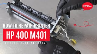 Fuser HP LaserJet 400 Pro m401 m425 Paper Jam in Toner Area [upl. by Nnaoj]