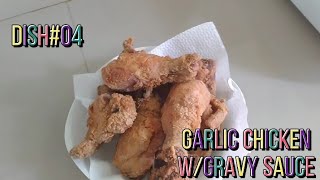 crispy garlic chicken w gravy sauceuncle juls kitchen filipinofood [upl. by Mcnelly]