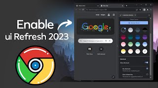 How to Enable Google Chromes New UI Refresh 2023 Update [upl. by Einyaj15]