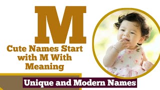 m names girl  cute names that start with m  Modern m letter Hindu Girl Names [upl. by Ano482]