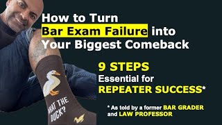 Failed the Bar Exam 9 Steps for Repeater Success [upl. by Slaby]