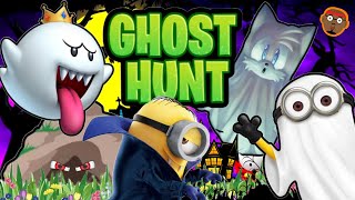 Going on a Ghost Hunt  Halloween Brain Break for Kids  Ghost Hunt Song  PhonicsMan Fitness [upl. by Assetniuq]