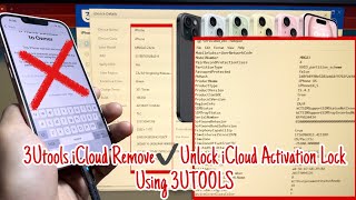 3uTools iCloud Remove ✔️ Unlock iCloud Activation Lock Using 3UTOOLS  iOS 175 [upl. by Aelber648]