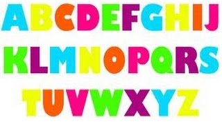 The Alphabet ABC Song in English Learn the Letters [upl. by Alohs]