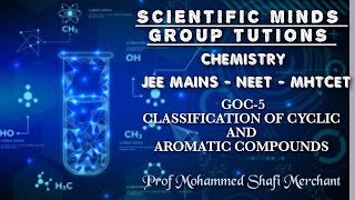 CLASSIFICATION OF CYCLIC  AROMATIC COMPOUNDS VIDEO  5 [upl. by Korenblat449]