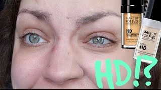 MUFE Ultra HD Invisible Cover Foundation First Impression  Review [upl. by Ecienal]