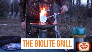 The BioLite Stove Grill  Gimmick or Great Gear [upl. by Ahsed262]