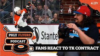 Flyers fans react to Travis Konecny’s contract extension  PHLY Sports [upl. by Tierney523]