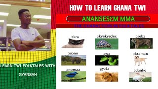 FOLKTALES OR STORY TELLING IN TWI  ANANSESƐM  LESSON 15 [upl. by Arlyn]