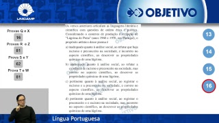 Objetivo Oficial  Resolução Comentada  Língua Portuguesa  UNICAMP 1ª Fase [upl. by Benco]