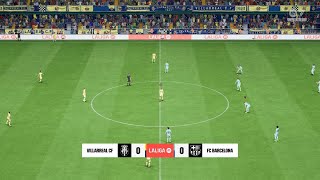 Villarreal vs Barcelona 22092024 LaLiga EA FC 24 [upl. by Eirised]