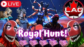 Spirals Royal Hunt Begins Exclusive Rare HENCHPOOL Champions Banquet Tickets Both Accounts MCOC [upl. by Nonez]