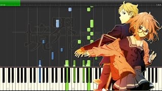 Daisy  Kyoukai No Kanata Ending Piano Tutorial Midi  Sheet [upl. by Ynahpit]