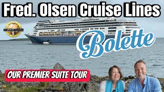 Fred Olsen Bolette  Premier Suite Tour 7045 [upl. by Lrac]