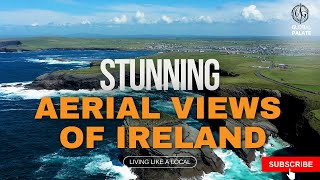 Breathtaking Aerial Views of Ireland  Stunning Irish Landscape Footage [upl. by Ajile285]