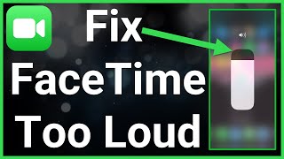 How To Fix FaceTime Volume Too Loud On iPhone [upl. by Shellie]