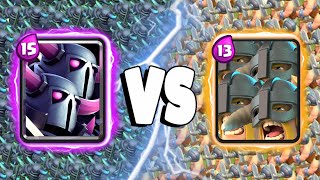 2 PEKKA VS 2 ELITE BARBARIANS  Clash Royale Battle [upl. by Aihsyak]