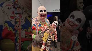 Youtuber in the wild with Bumpy clown bumpy inthewild scary halloween creepiecon ie [upl. by Azar]