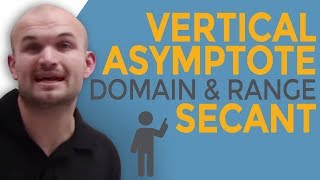 What is the Domain Range and Vertical Asymptote of Cosecant [upl. by Port]