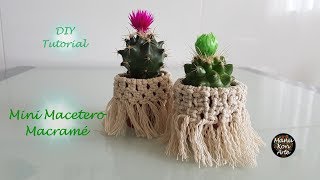 Cómo Hacer un Macetero de Macramé Fácil Paso a PasoHow to make Easy Flowerpot Macrame [upl. by Brok]