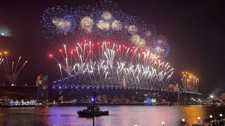 Sydney NYE 20222023 Midnight Fireworks with soundtrack [upl. by Mchenry]