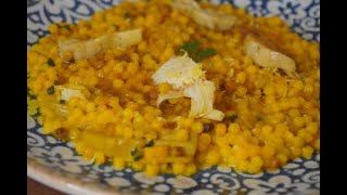 Ricetta Sarda  Fregola con Carciofi e Bottarga  Subtitles ChefJasonznc [upl. by Nyrb737]