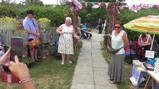 Lighting Up Sunniside Fair at Whinnies Community Garden 14 July 18 [upl. by Wandis]