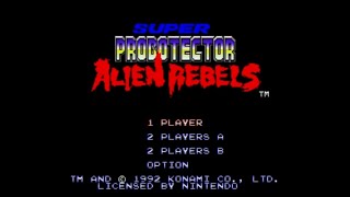 Super Probotector  The Alien Rebels  Super Nintendo Entertainment System  Intro amp Title Screen [upl. by Ateval]