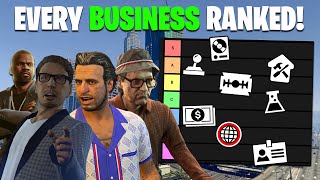 Ranking EVERY Business in GTA Online [upl. by Nylakcaj755]