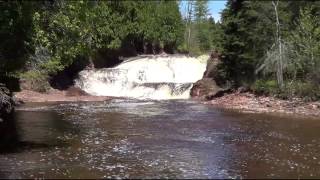 Split Rock River Falls  Minnesota North Shore [upl. by Ninaj21]